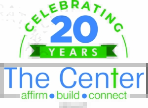 The Center_20th anniversary logo